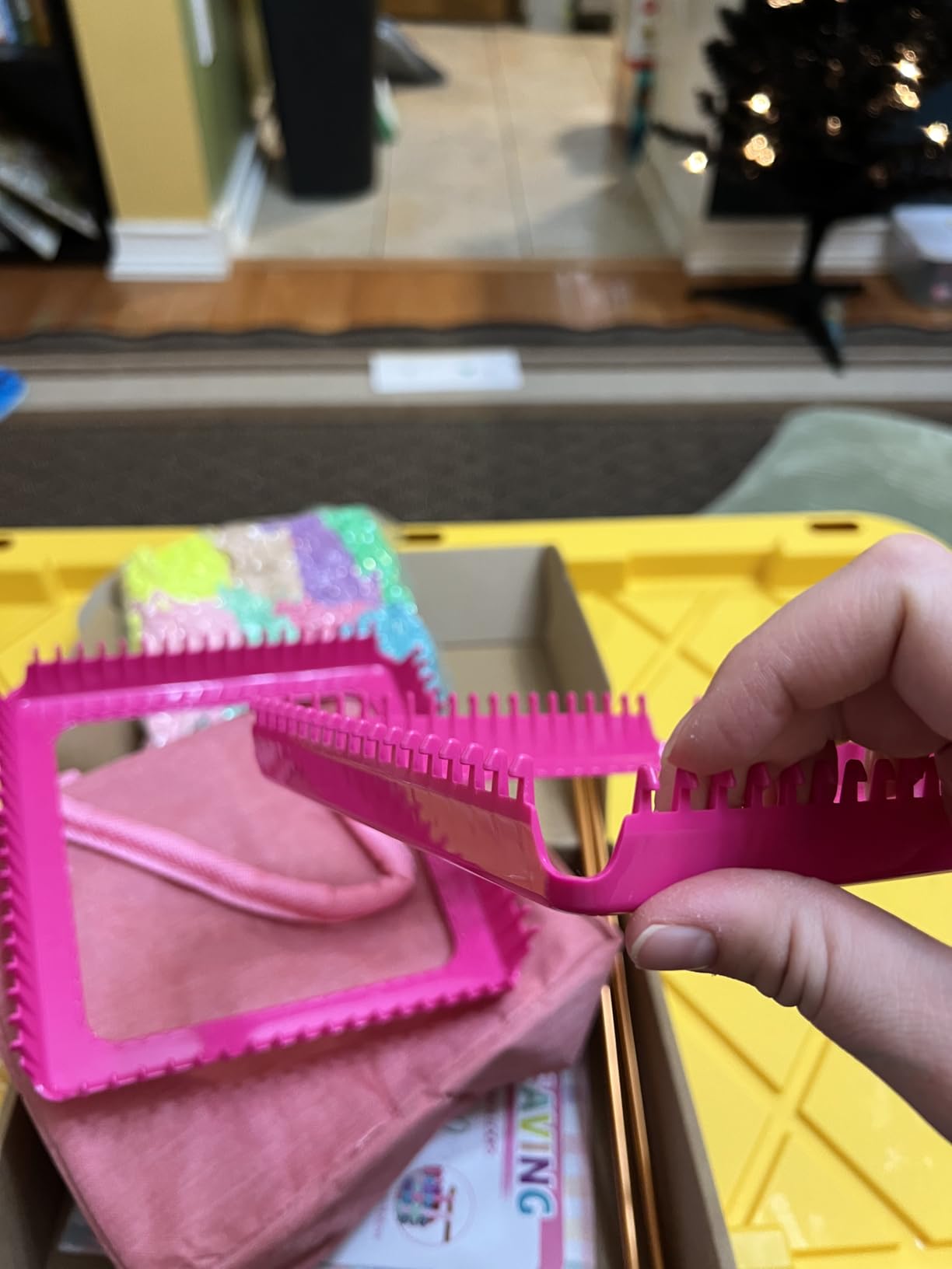 huoszpk Weaving Loom Kit-Includes 2 Pcs 7