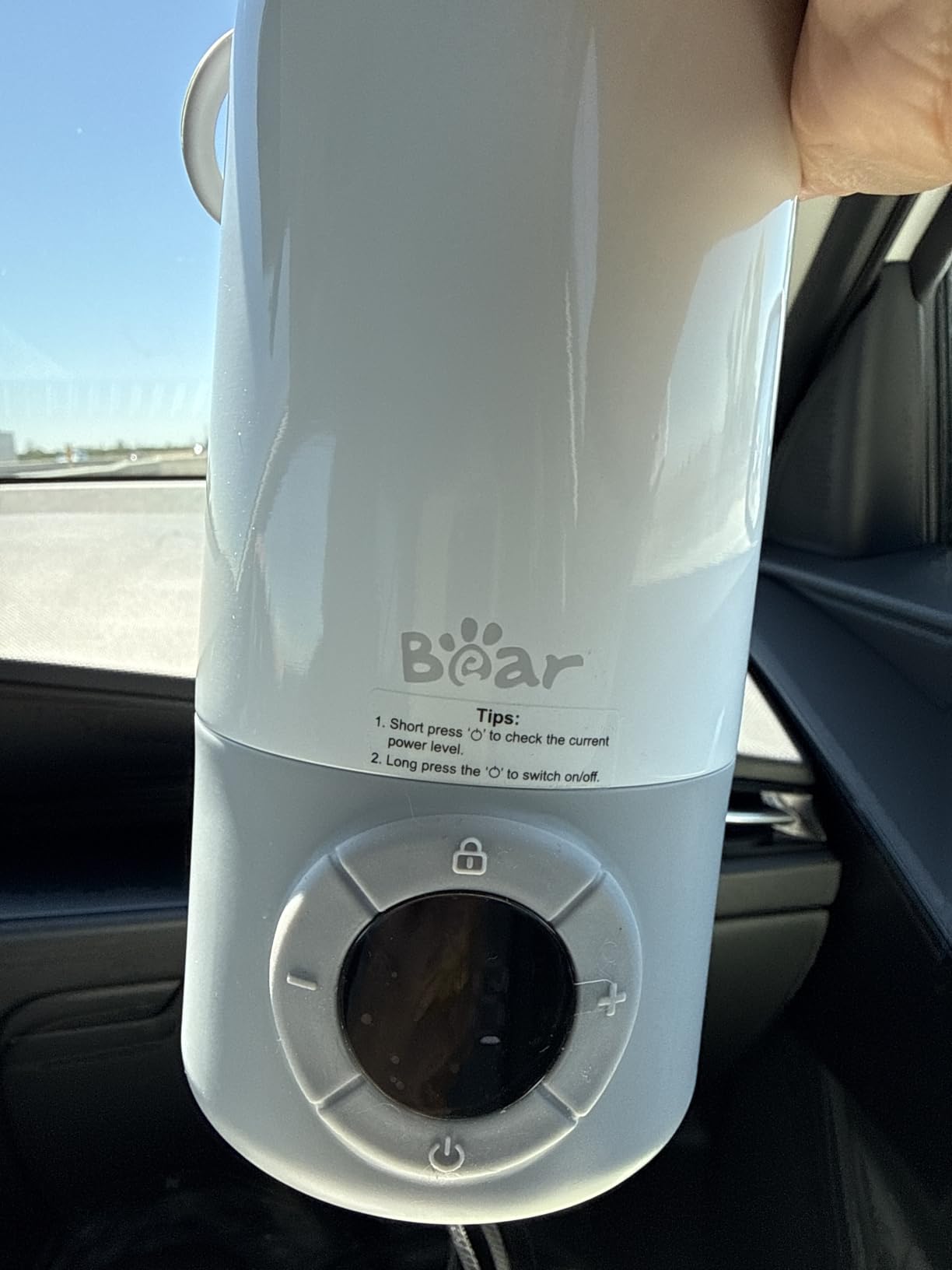 Bear Portable Bottle Warmer for Travel, Milk Warmer for Breastmilk Formula | 17oz Large Capacity Water Warmer with Precise Temp Control, Fast Heating&Long Battery for Travel Car Airplane customer photo 2