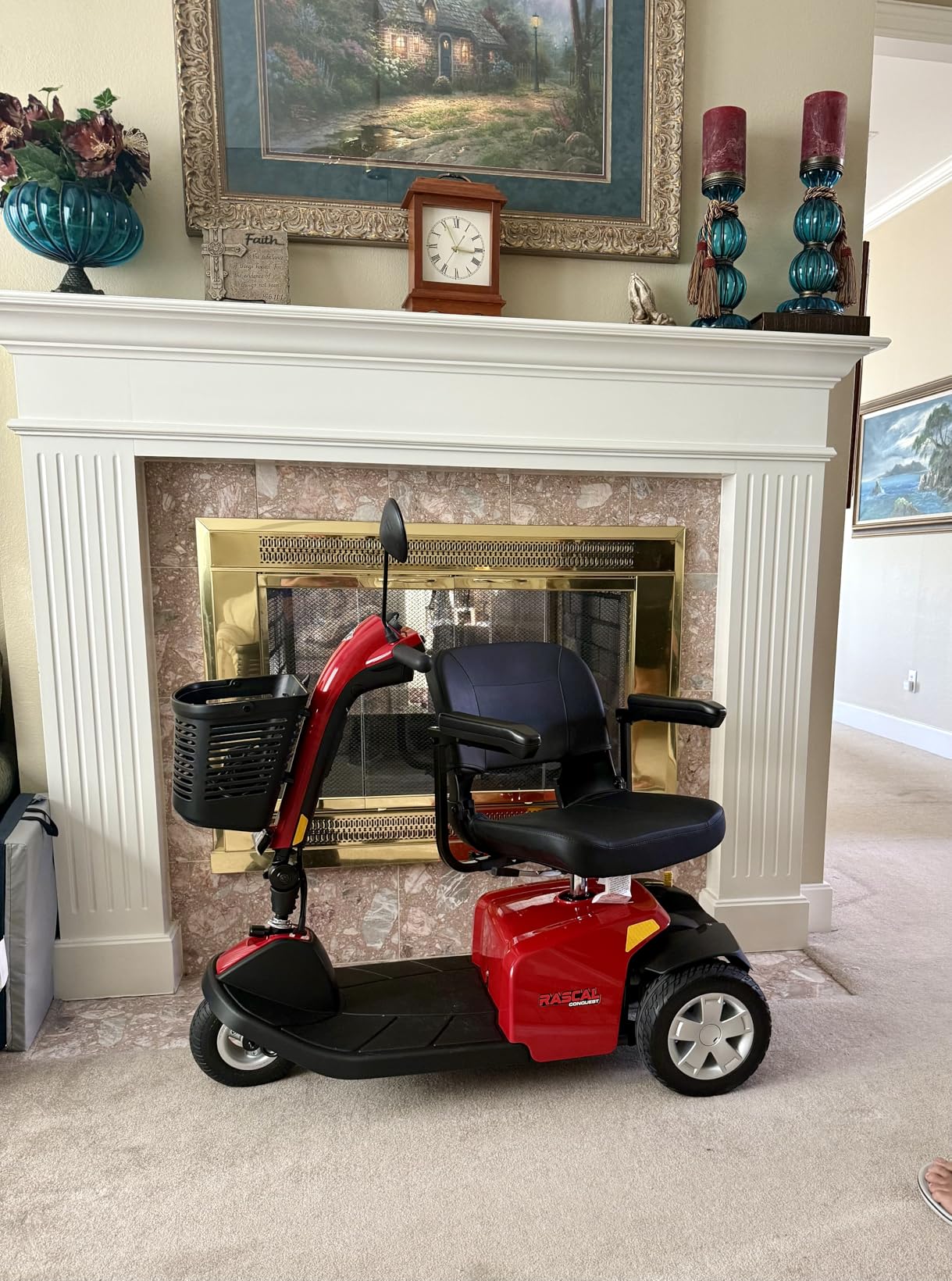 Rascal Conquest 4-Wheel Heavy-Duty Outdoor Mobility Scooter, Long-Range Battery-Powered Electric Travel, 350lb Capacity, Battery Included customer photo 2
