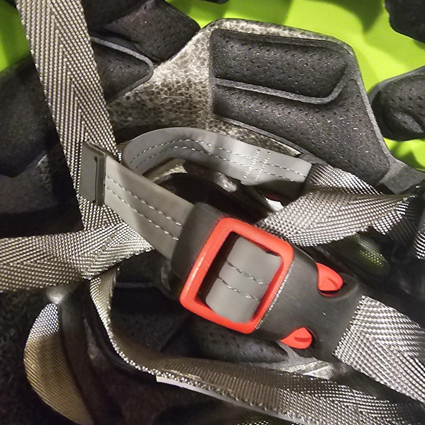 Land Helmets ClimbPro Helmet EN 12492 Vented for Rock Climbing - Durable, Lightweight Shell, Adjustable Chin Strap, Perfect for Outdoor Adventure with Universal Accessory Slots customer photo 2