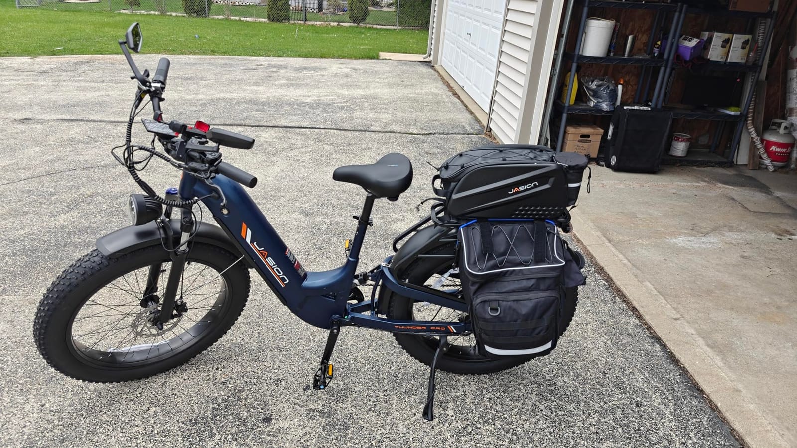 Jasion Thunder Electric Bike, 1800W Peak Ebikes for Adults, 26'' Fat Tire Best Ebike for Men, 80 Miles with 864Wh Battery, 30+MPH Max Speed Bicycles, 400LB Capacity, Certified by UL2849 customer photo 1