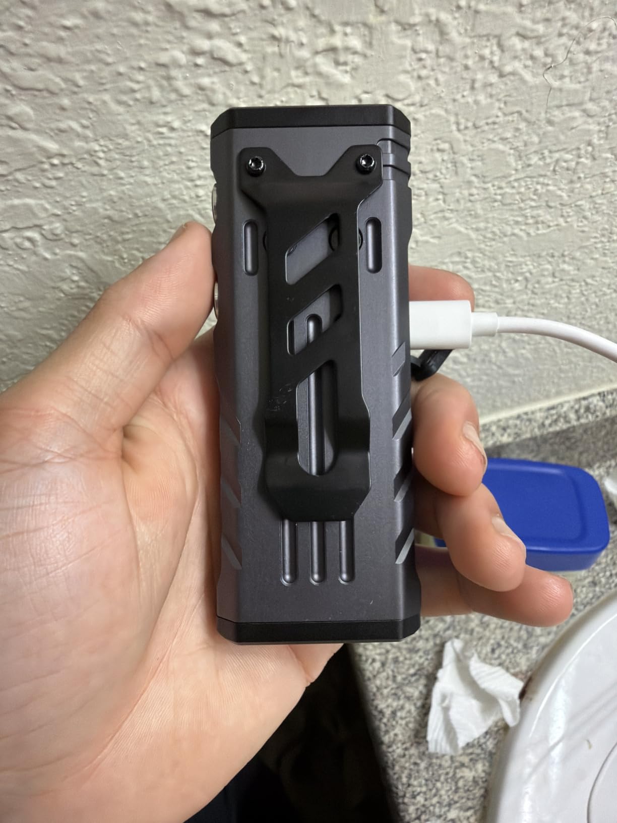 HOTLIGH ZF8313 Rechargeable Flashlight, Magnetic EDC Flashlight Rechargeable, 2000 Lumens LED Flashlight with RGB and UV Lighting Source customer photo 1