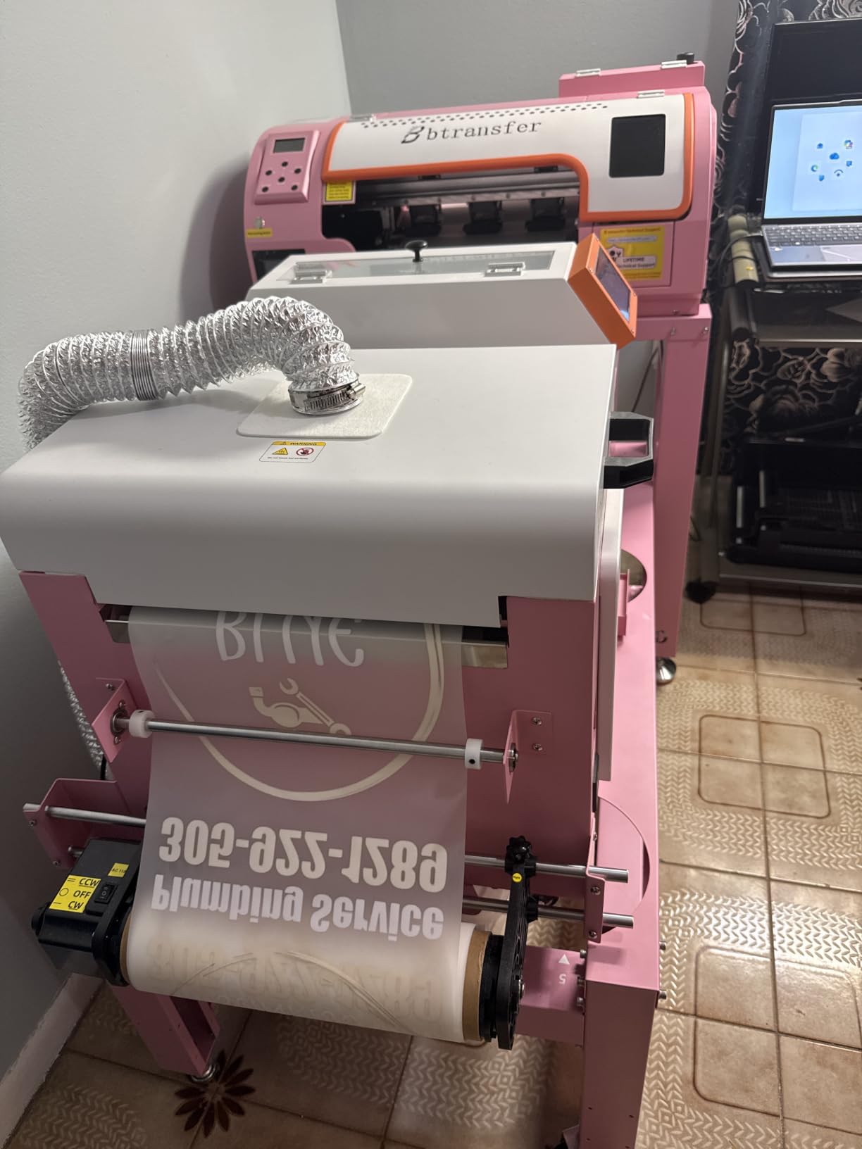 A3 M1630 Pro DTF Printer Bundle for Heat Transfer Printing, White Ink Circulation, Automatic Self-Maintenance & Film Cutter customer photo 1