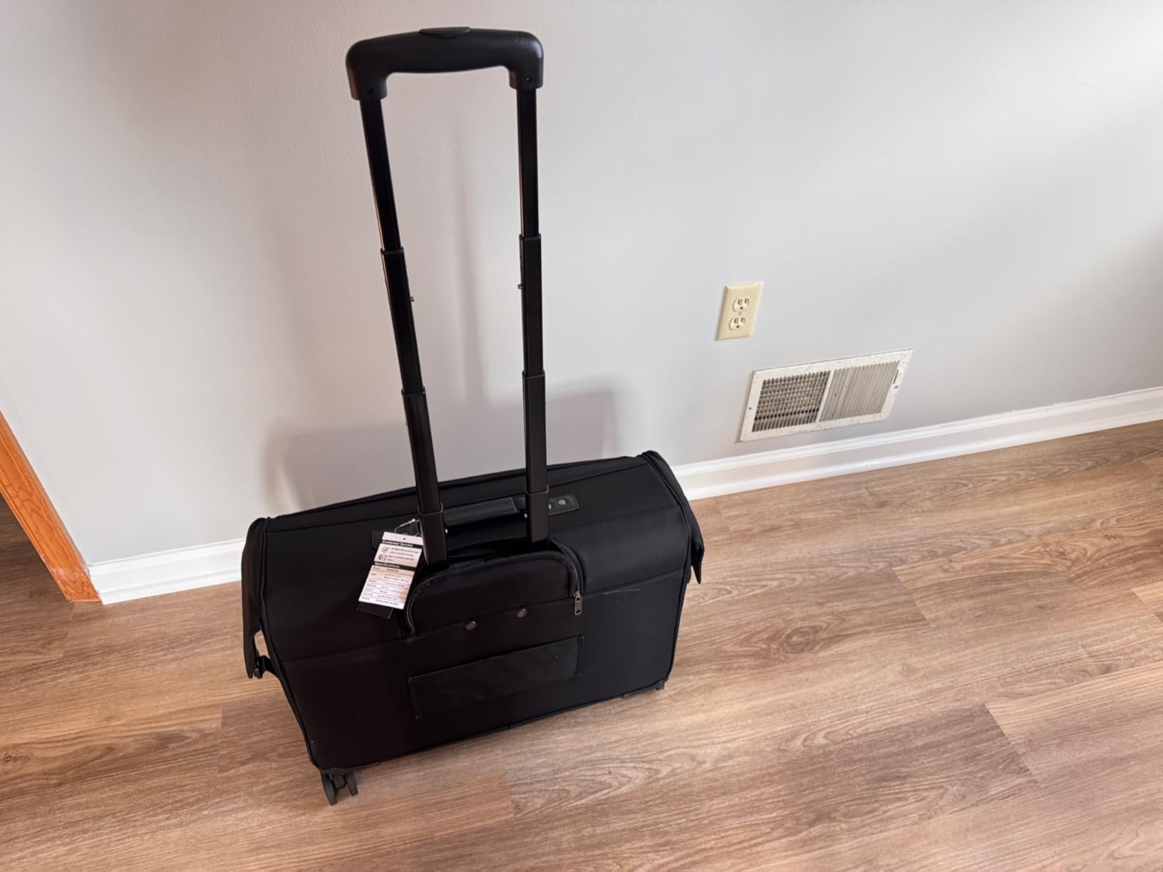 Rolling Garment Bag with Spinner Wheel, 22 In Suitcase for Hanging Clothes customer photo 2