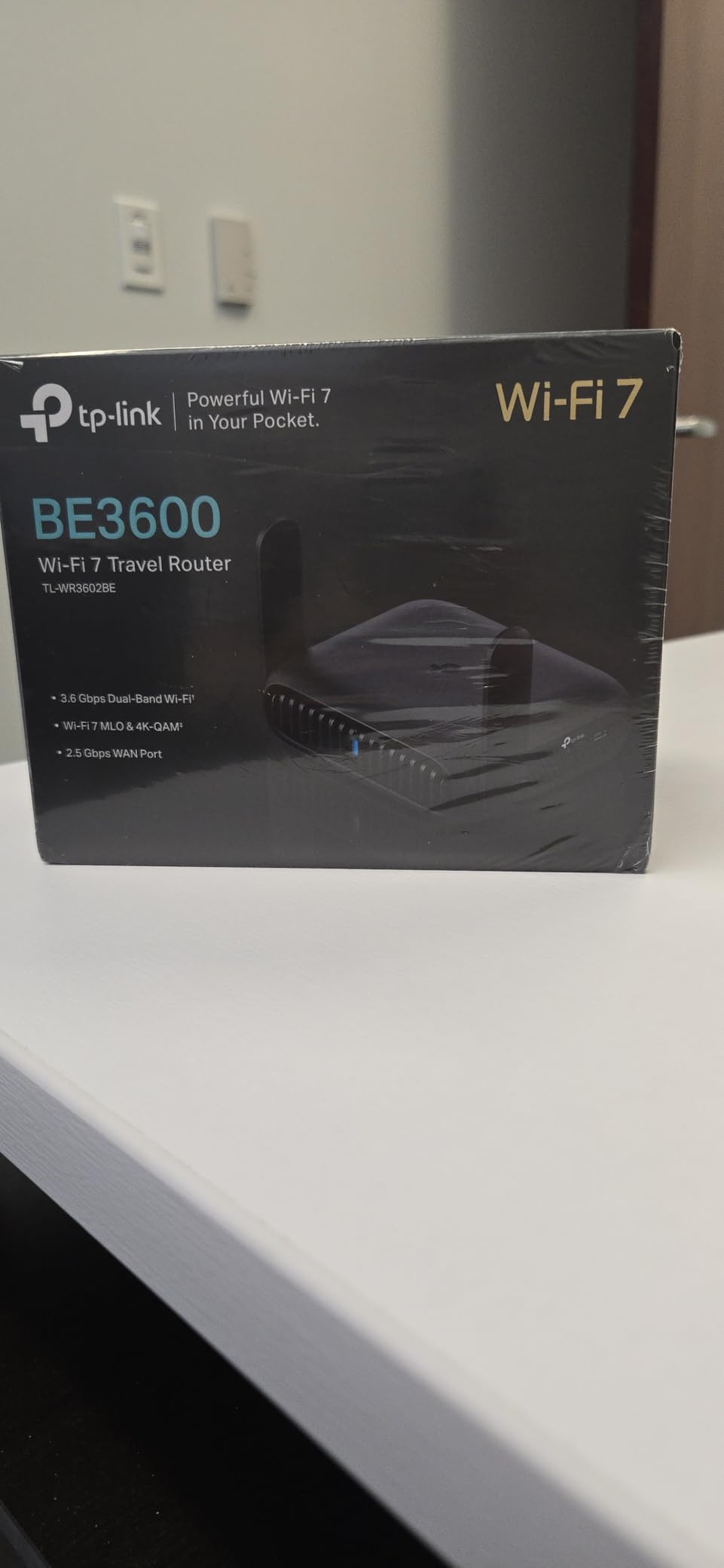 Roam 7 BE3600 Wi-Fi 7 Portable Travel Router Dual-Band, 2.5G Port, USB 3.0 | Multi-Modes in One, OpenVPN, WireGuard, Public WiFi Sharing for Hotel/Cruise/RV/Plane, No 6 GHz Supported (TL-WR3602BE) customer photo 1