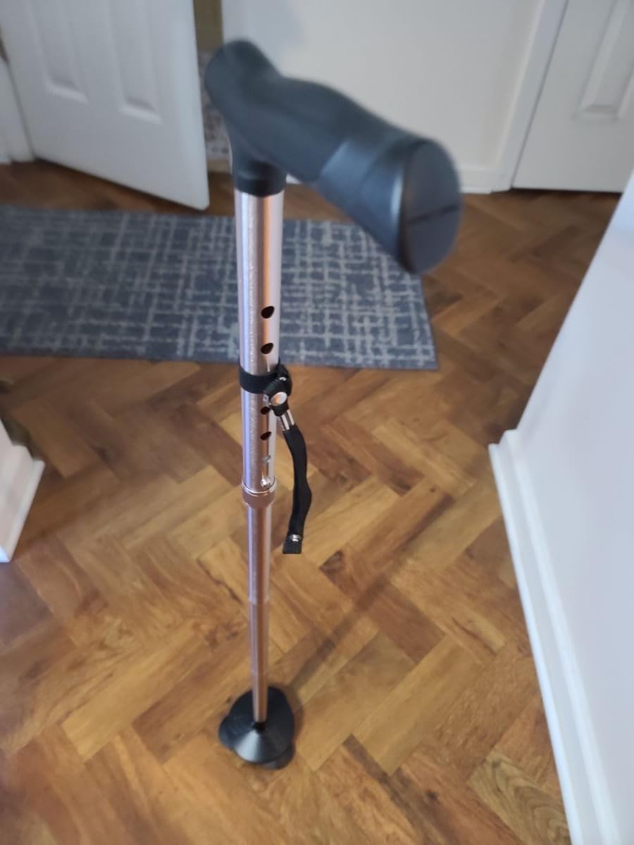HONEYBULL Walking Cane for Men & Women Foldable, Adjustable, Heavy Duty, Free Standing, All Terrain, Collapsible Walking Sticks for Seniors & Adults customer photo 2