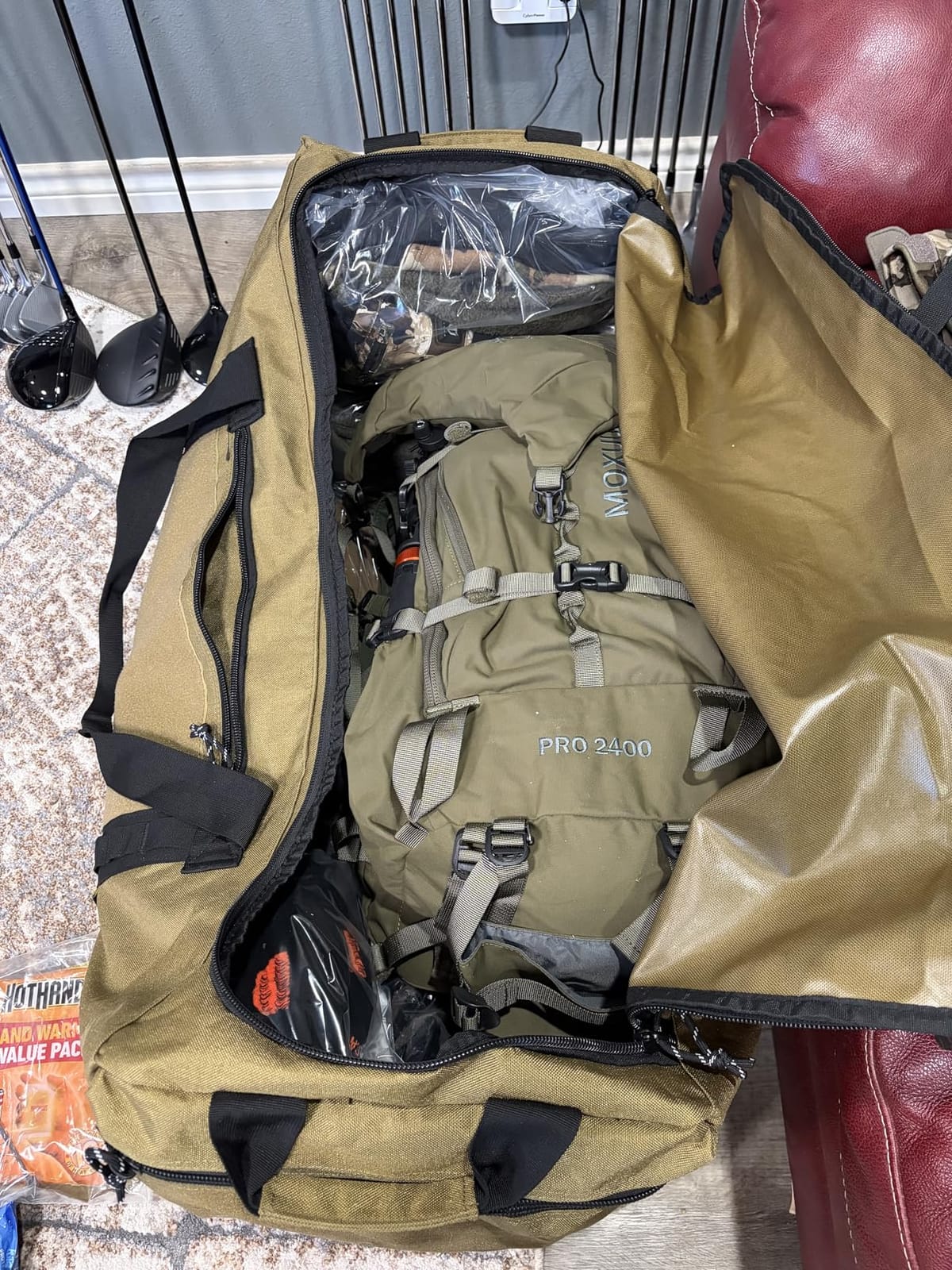 MOXULE Pro 3600 Camo Frame Backpack - Meat Hauler Pack with Rain Cover for Outdoor customer photo 2