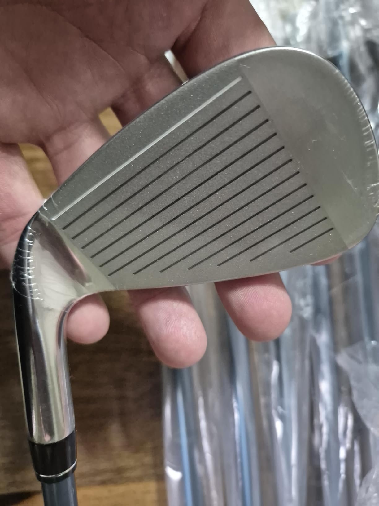 PGM Men's Golf Iron Set for Right Handed with Forgiving Design - Cavity Back Wide Sole Golf Club Iron with Precision Balanced Shaft and Easy Control Grip (5-PW + SW) customer photo 1