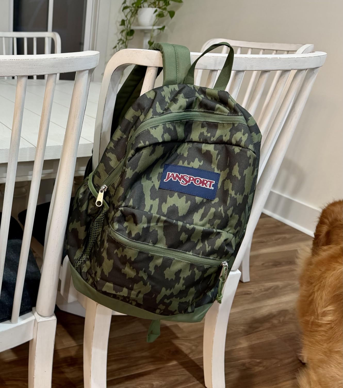 JanSport 26L Cross Town Plus Backpack, Digital Fuchsia | 15 inch Padded Laptop Sleeve, Water Bottle Pocket, Commuter Rucksack for Travel customer photo 2