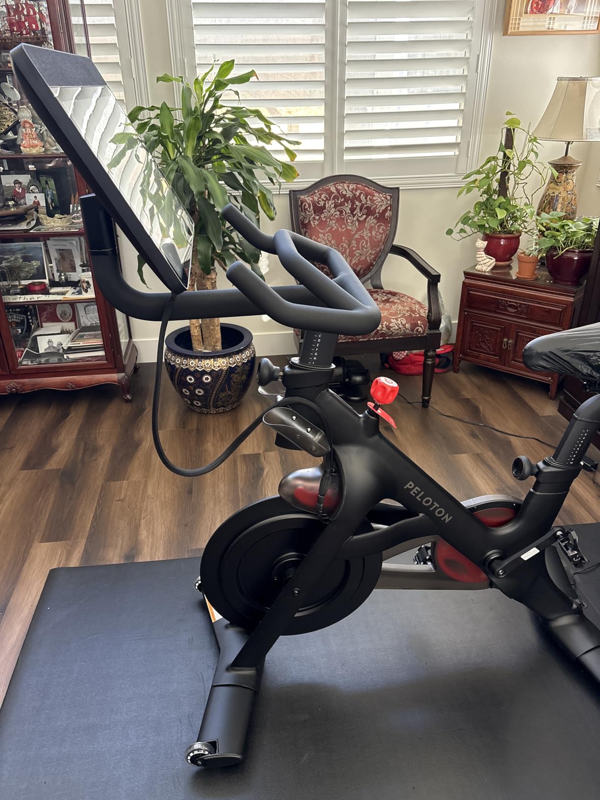 Peloton Exercise Bikes, Indoor Stationery Cross Training Bikes for Home customer photo 1