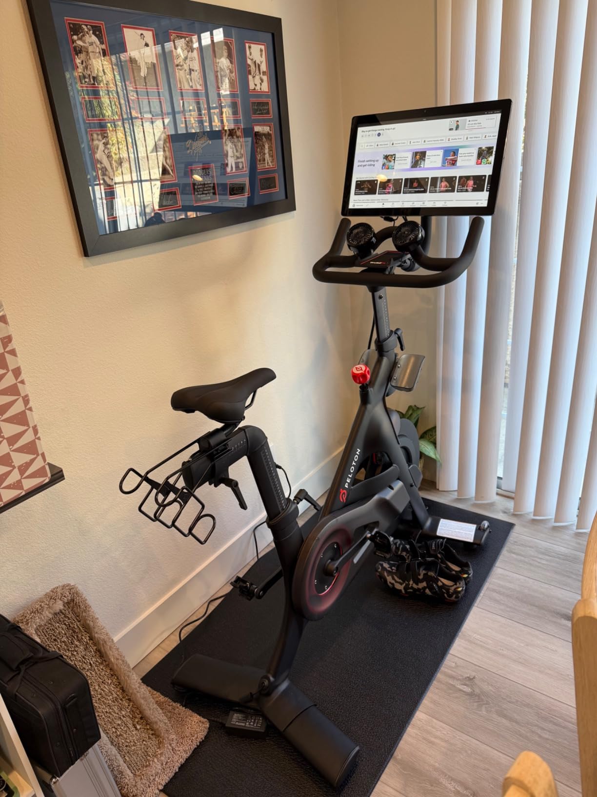 Peloton Exercise Bikes, Indoor Stationery Cross Training Bikes for Home customer photo 2
