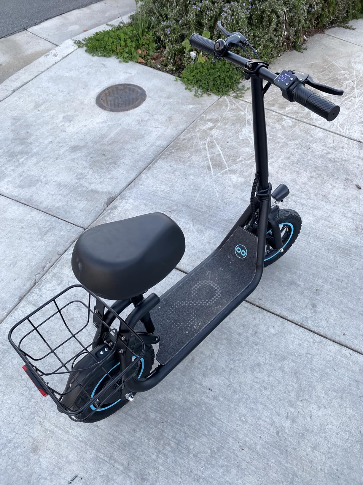 Urbanamx C1 Electric Scooter with Seat for Adults, 265 LBS Load, 450W Motor, 20Miles Range, 12