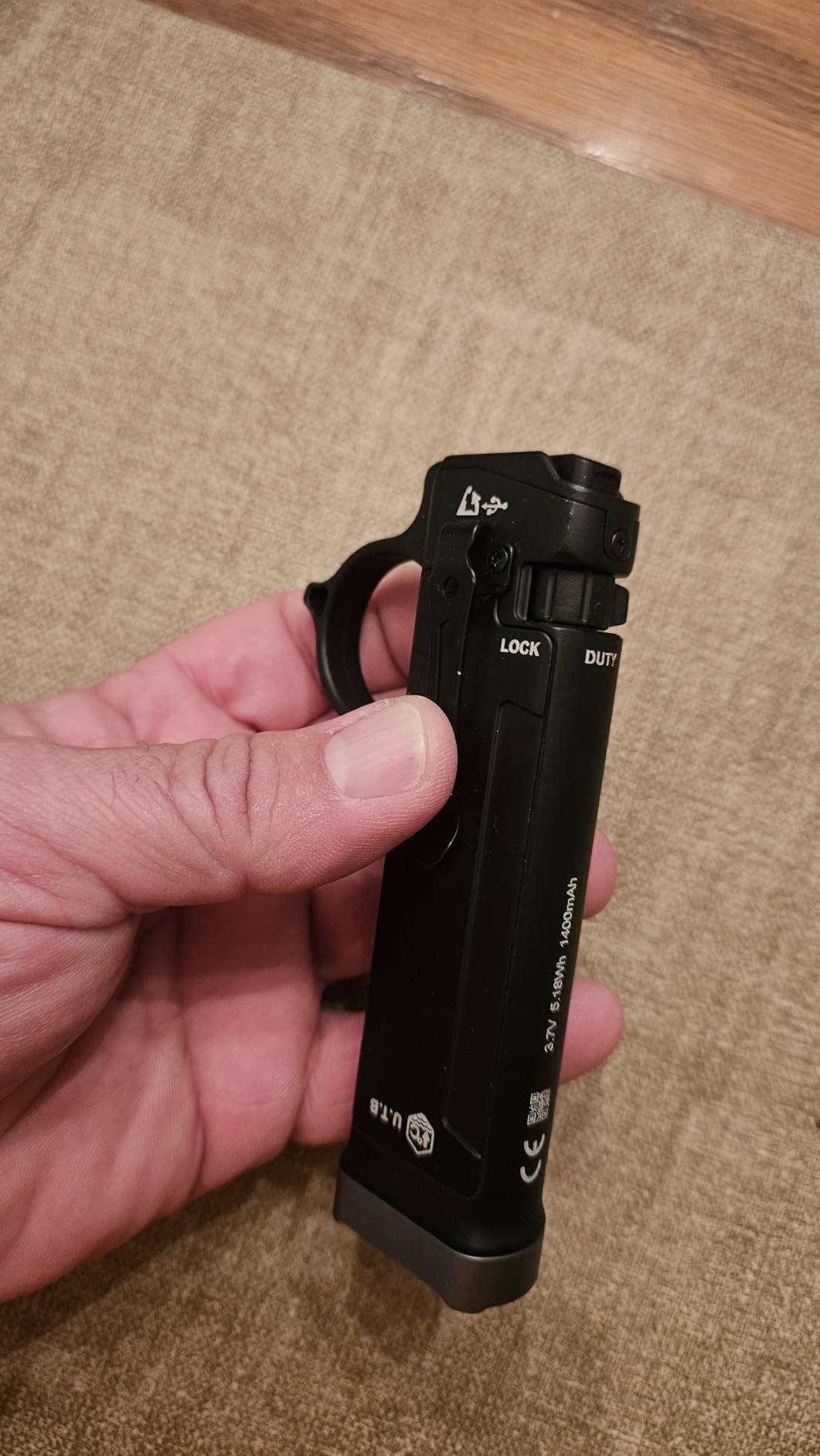 NEXTORCH TA70 EDC Tactical Flashlight,Flat Flashlight Rechargeable,3500 Lumens Tactical/Duty Dual-Switch LED Slim Flashlight with Stainless Clip for Outdoor Daliy Use Emergency customer photo 2