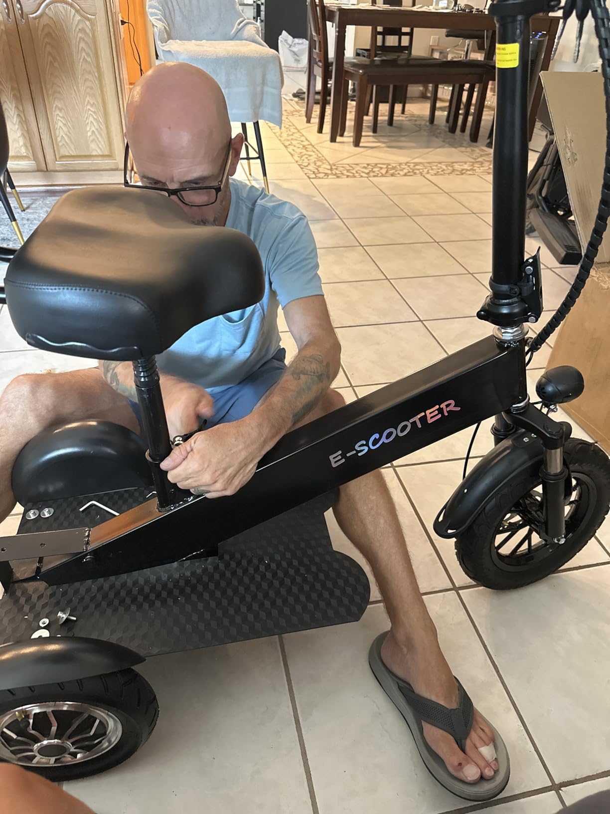 3 Wheel Electric Scooter for Adults, 3 Wheel Mobility Scooter for Adults, 330 lbs Load, Long Range, with Charger & Basket, Fits in Car Trunks for Daily Rides customer photo 1