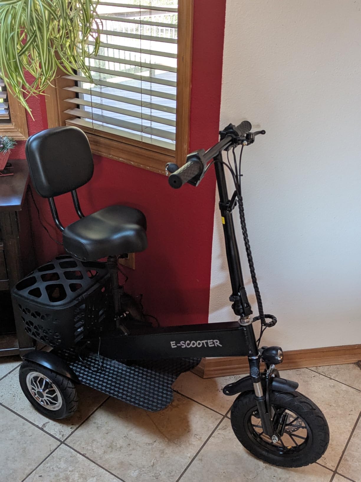 3 Wheel Electric Scooter for Adults, 3 Wheel Mobility Scooter for Adults, 330 lbs Load, Long Range, with Charger & Basket, Fits in Car Trunks for Daily Rides customer photo 2