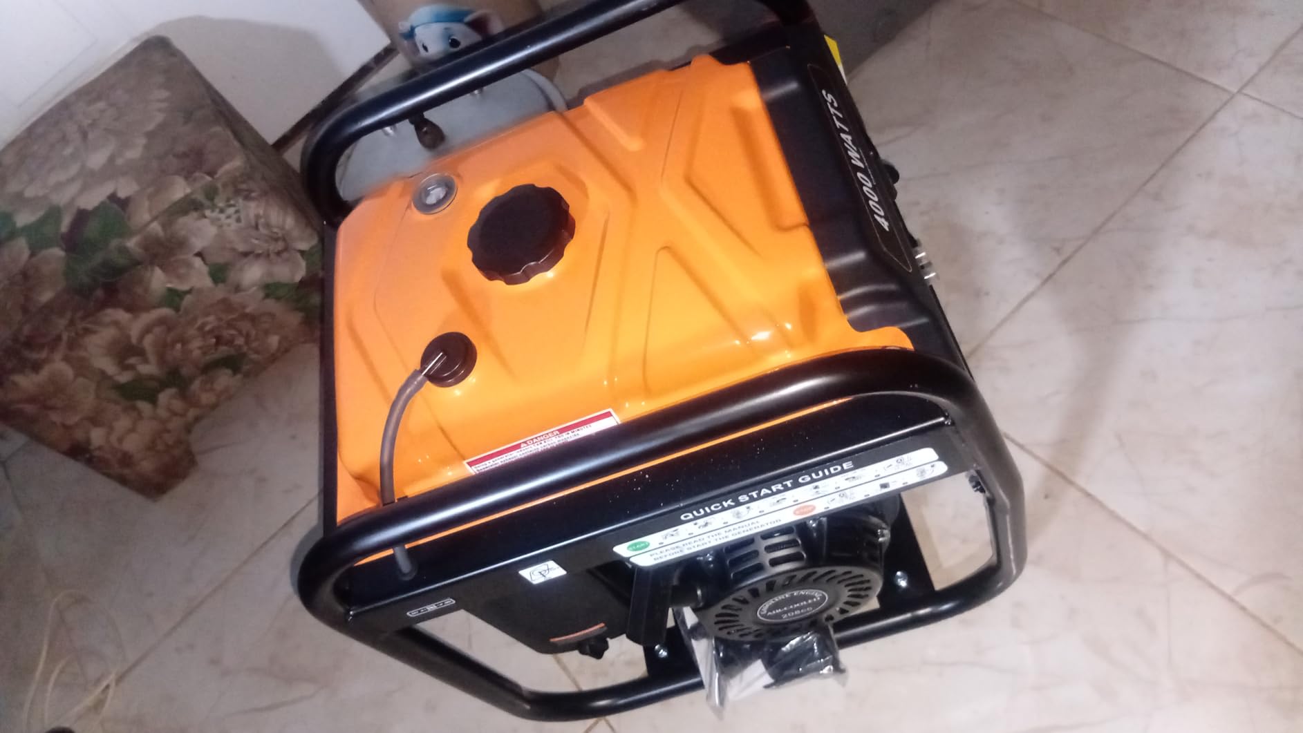 Oxseryn 5000W Inverter Generator Gas Powered, Open Frame Generator, Portable Outdoor Power Equipment, Emergency Home Backup, RV Ready 30A Outlet, ECO Mode, EPA Compliant customer photo 2
