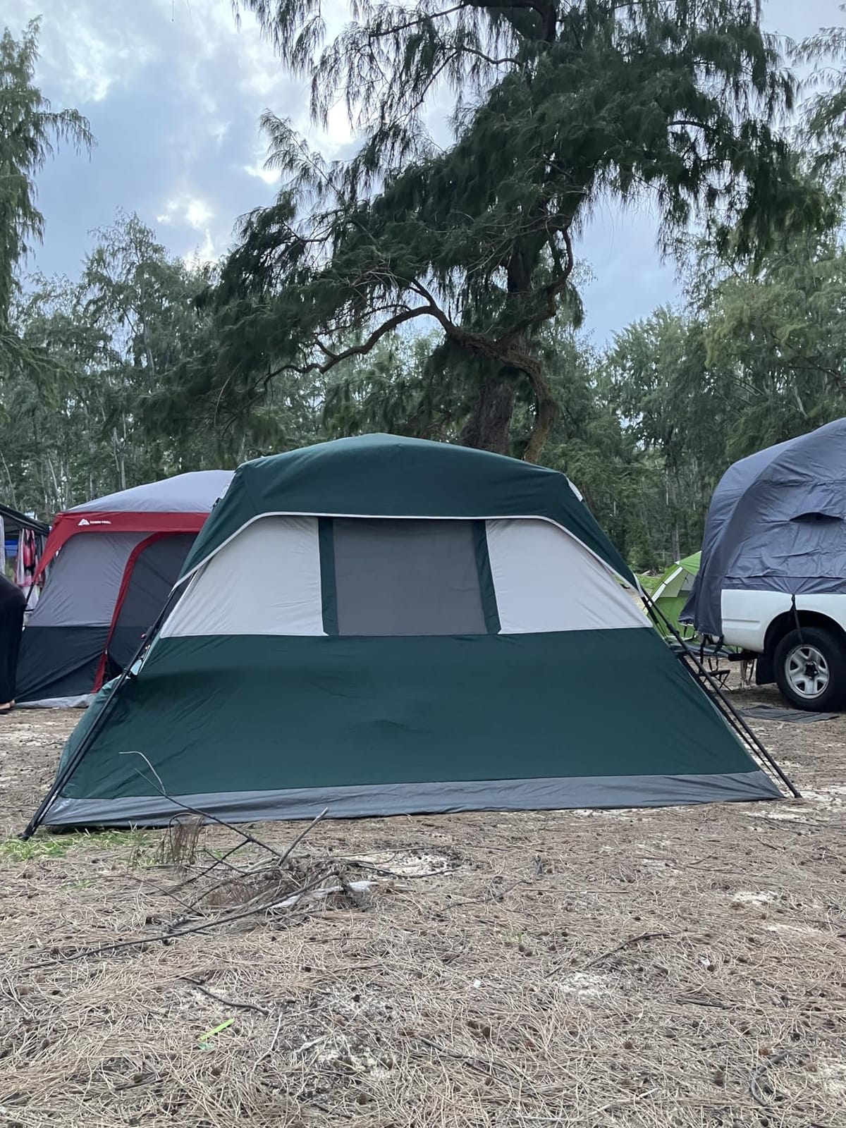 Instant 6 Person Tent for Camping with Rainfly, Under 60s Setup, 10 x 9ft | Fits 2 Queen Air Mattresses, 1200mm Waterproof, 360° Ventilation, PFAS-Free Fabric and Carry Bag for Family, Camping & Hiking customer photo 2