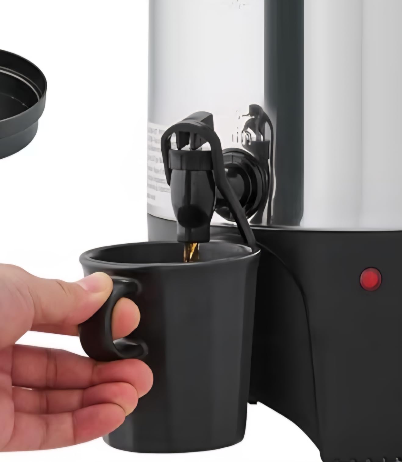 VEVOR Commercial Coffee Urn, 30 Cup 4.5 L Hot Beverage Dispenser with Dripless Faucet, Quick-Brewing Commercial Coffee Maker with Stainless Steel Liner, for Catering, Business, Church & Restaurant customer photo 1