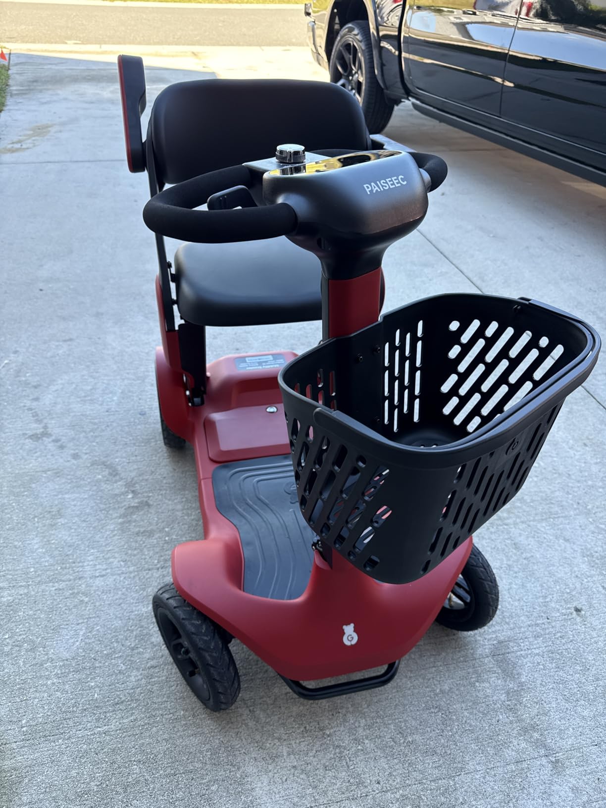 PAISEEC S3 Mobility Scooters for Seniors, 25/40 Miles Long Range, 2-Step Folding Mobility Scooter for Adults, 300 lbs Capacity, AI Speed Control, All Terrain Mobility Scooter customer photo 2