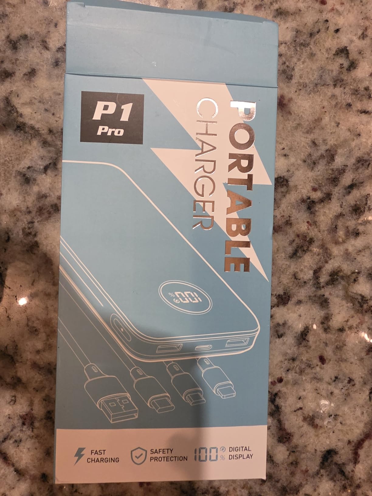 ZZI Portable Charger Power Bank 60000mAh, 22.5W PD Fast-Charge Battery Pack | Charge 5 Devices, 3-Ports & 3 in 1 Cable, 60% in 30min, 10 times for iPhone, Fit All Cell Phone/Tablets, Camping/Travel/Outage customer photo 1