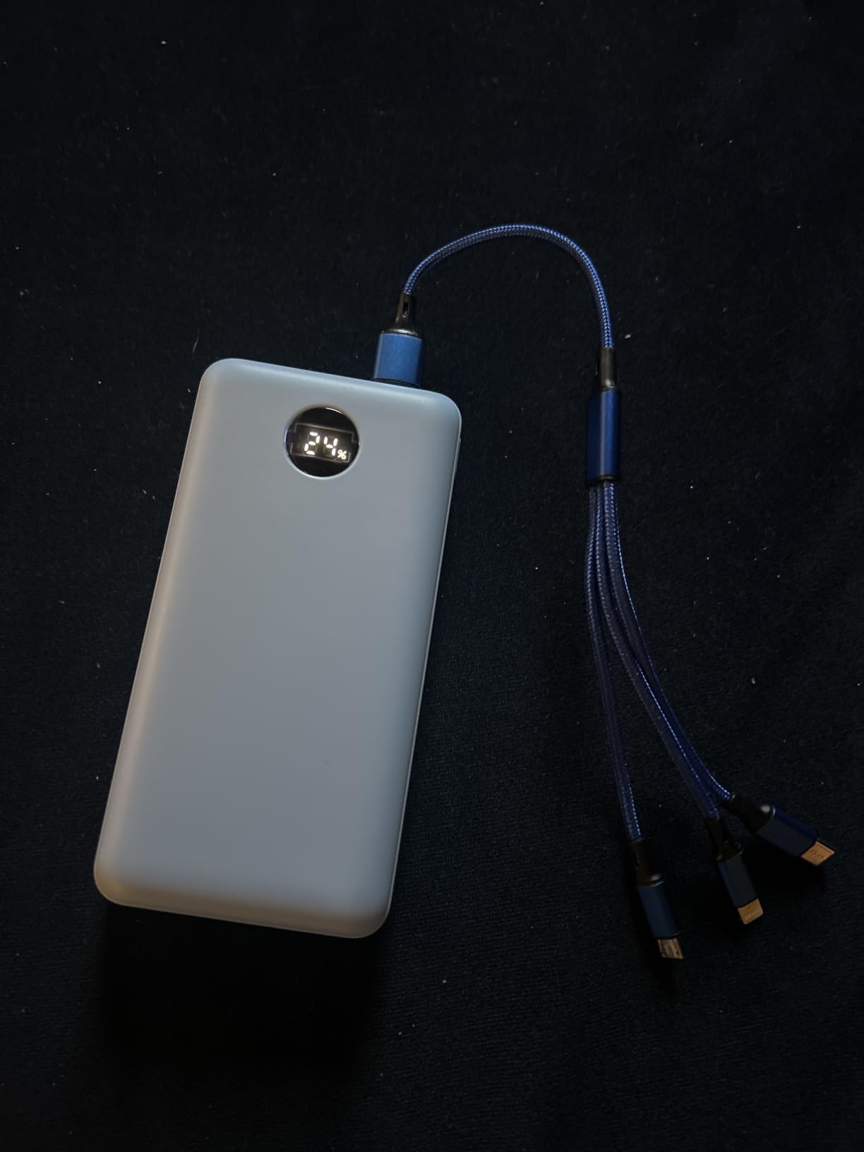 ZZI Portable Charger Power Bank 60000mAh, 22.5W PD Fast-Charge Battery Pack | Charge 5 Devices, 3-Ports & 3 in 1 Cable, 60% in 30min, 10 times for iPhone, Fit All Cell Phone/Tablets, Camping/Travel/Outage customer photo 2