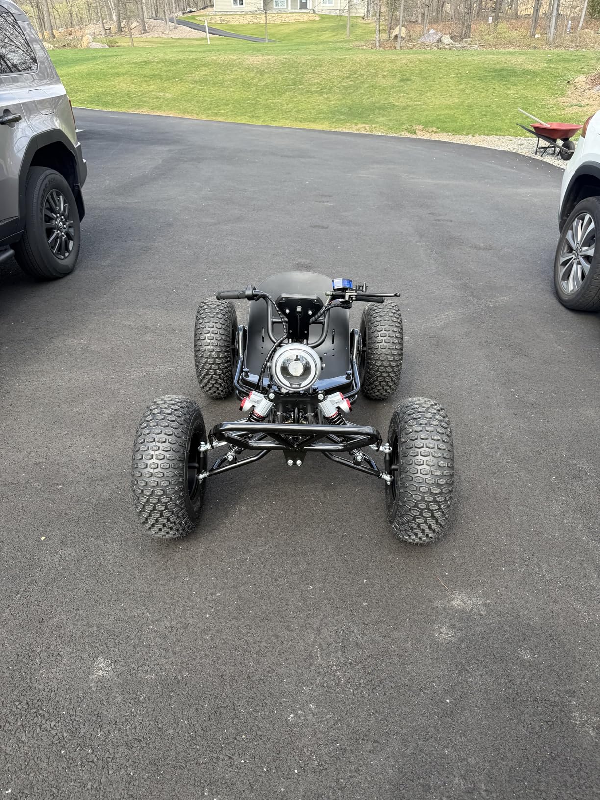 2000W Electric Go Kart for Adults & Kids, 30MPH Motor Off Road Go Kart, 330LBS Capacity Off Road Adventure Vehicle with 6