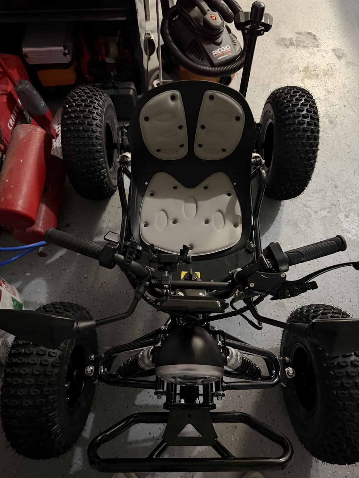 Long Range 48V 20Ah Electric Off-Road Go Kart for Adults & Kids (Black) | Peak 4000W, Up To 31 MPH, 30-Mile Range, Shaft Drive Differential, Dual Hydraulic Brakes, AT19x7-8 Tires customer photo 1