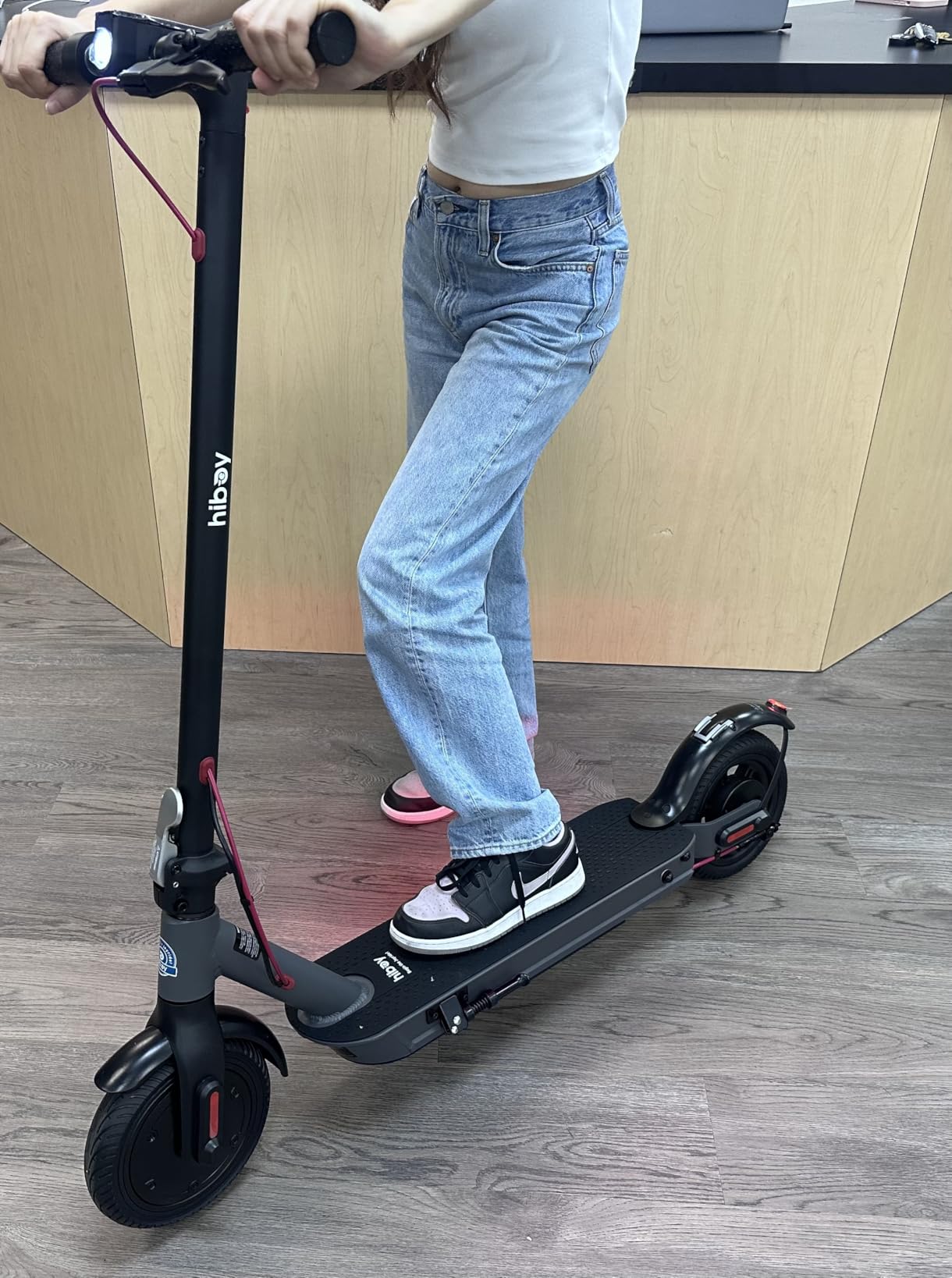 Hiboy S2 Nova Electric Scooter for Adults, 430W Peak Power, Up to 20 Miles Long-Range & 19 MPH, High-Strength Aluminum Body, Portable Folding E Scooter for Commuting with 8.5