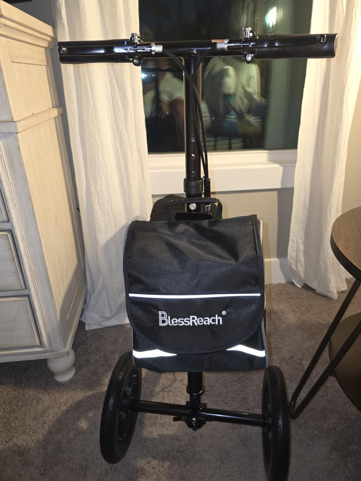 BlessReach All Terrain Knee Walker Scooter for Adults for Foot Injuries | 300lbs Foldable Leg Knee Scooter, 11