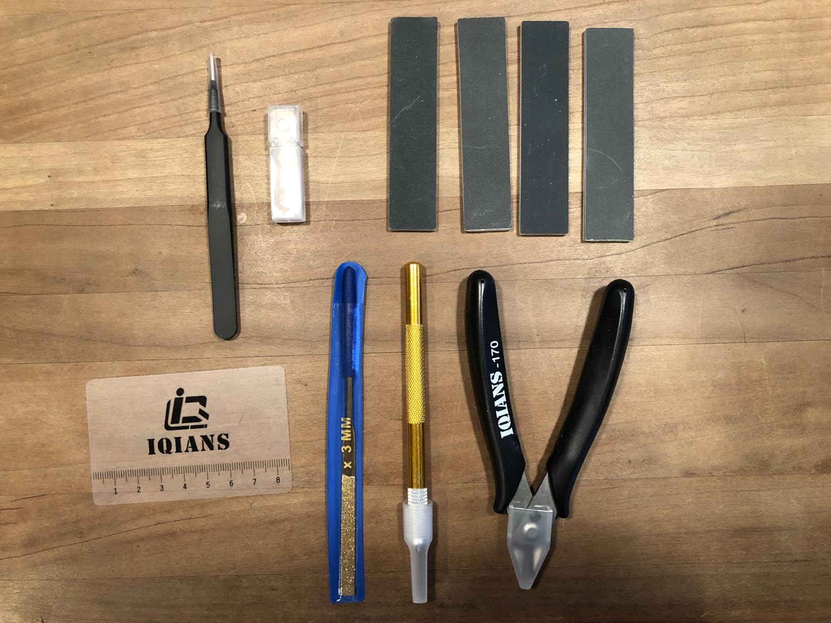 15PCS Basic Hobby Model Tool Kit for Model Building, Gunpla & 3D Printing, Precision Nippers, Hobby Clippers for Gundam & Warhammer, Wire Cutters and Pliers for Miniature Craft Tool Kits customer photo 2