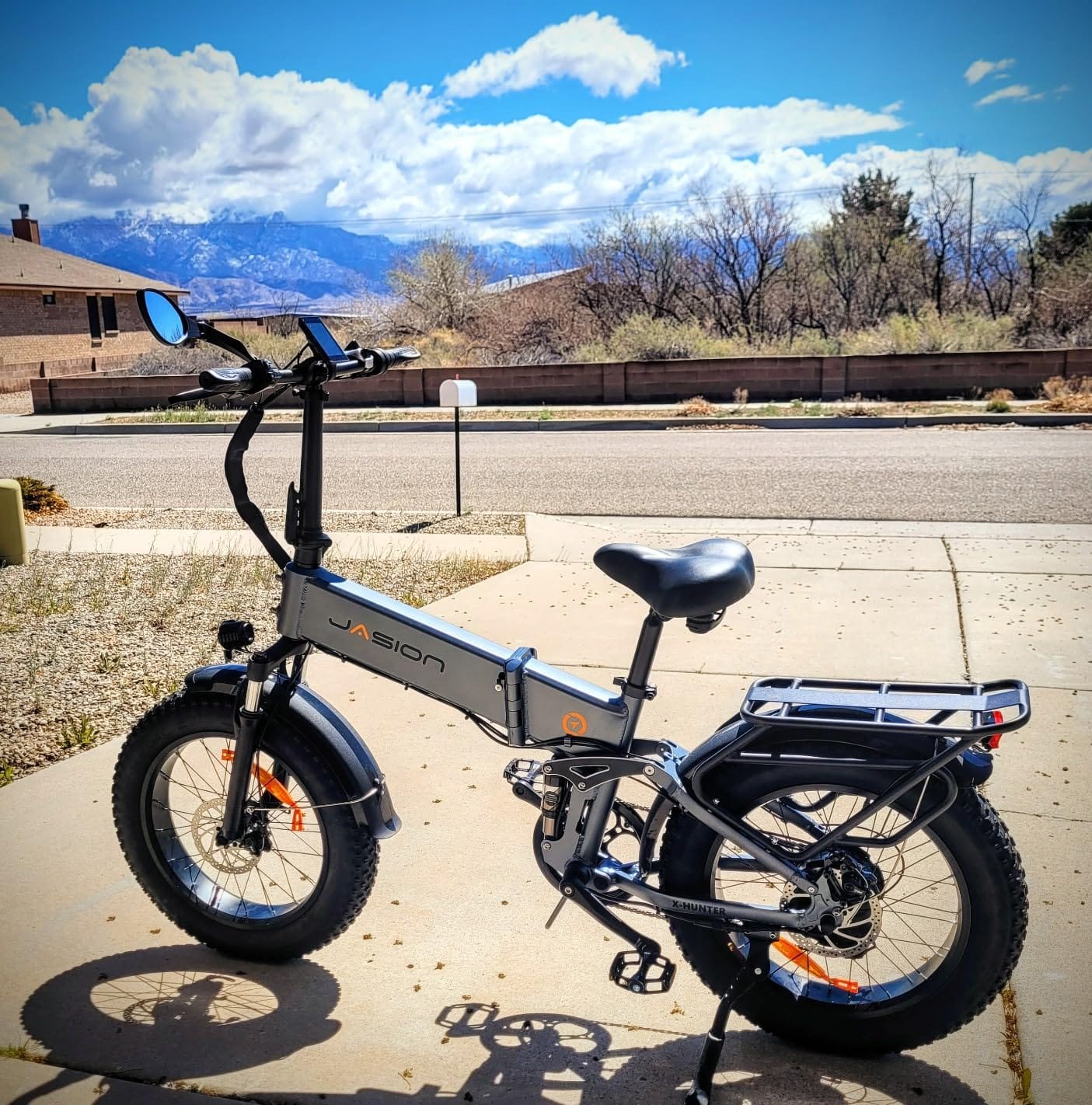 Jasion X Hunter PRO/ST Electric Bike for Adults, 1800/1400W Peak 20''Fat Tire Foldable E Bikes, Folding Ebike Up to 80/70 Miles Range 30 MPH, 720/624WH Removable Battery, Certified by UL2849 customer photo 1