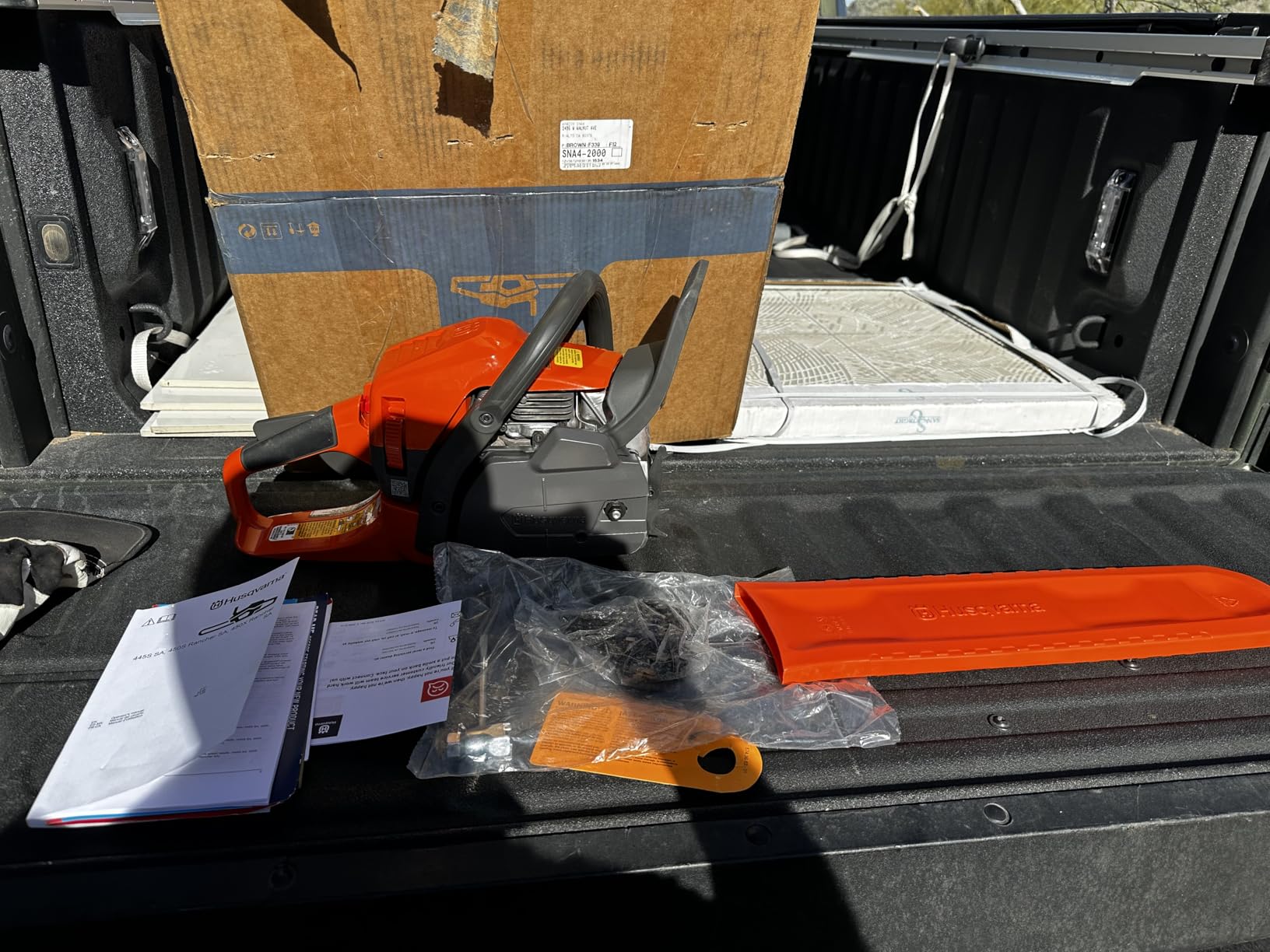 450S Rancher Gas Chainsaw 20 Inch, Outdoor Tools | 50.2-cc, 3.2-HP, 2-cycle X-Torq engine, chain saw with automatic oiler for tree pruning, yard cleanups, and firewood cutting customer photo 1