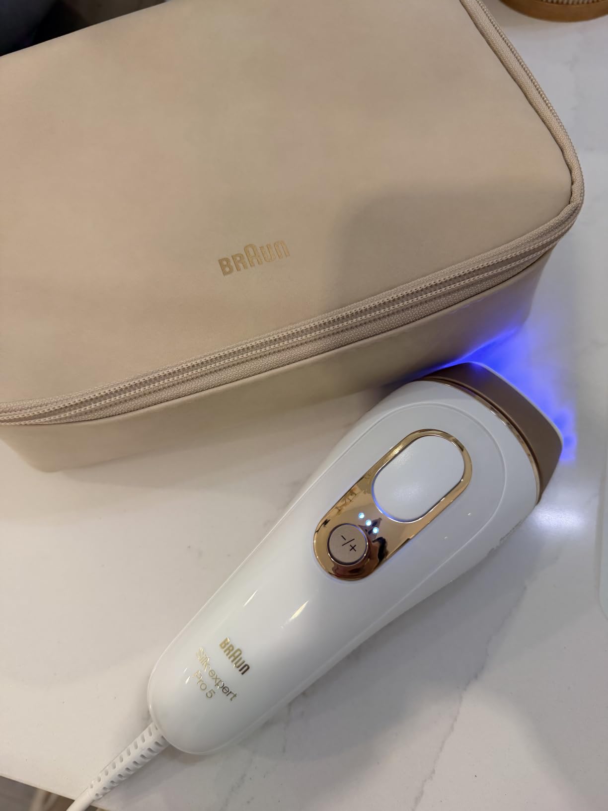 Braun IPL, Silk·Expert Pro 5, IPL Hair Removal for Women and Men, Permanent Laser Hair Reduction At-Home, 1 Head, IPL5100 customer photo 1