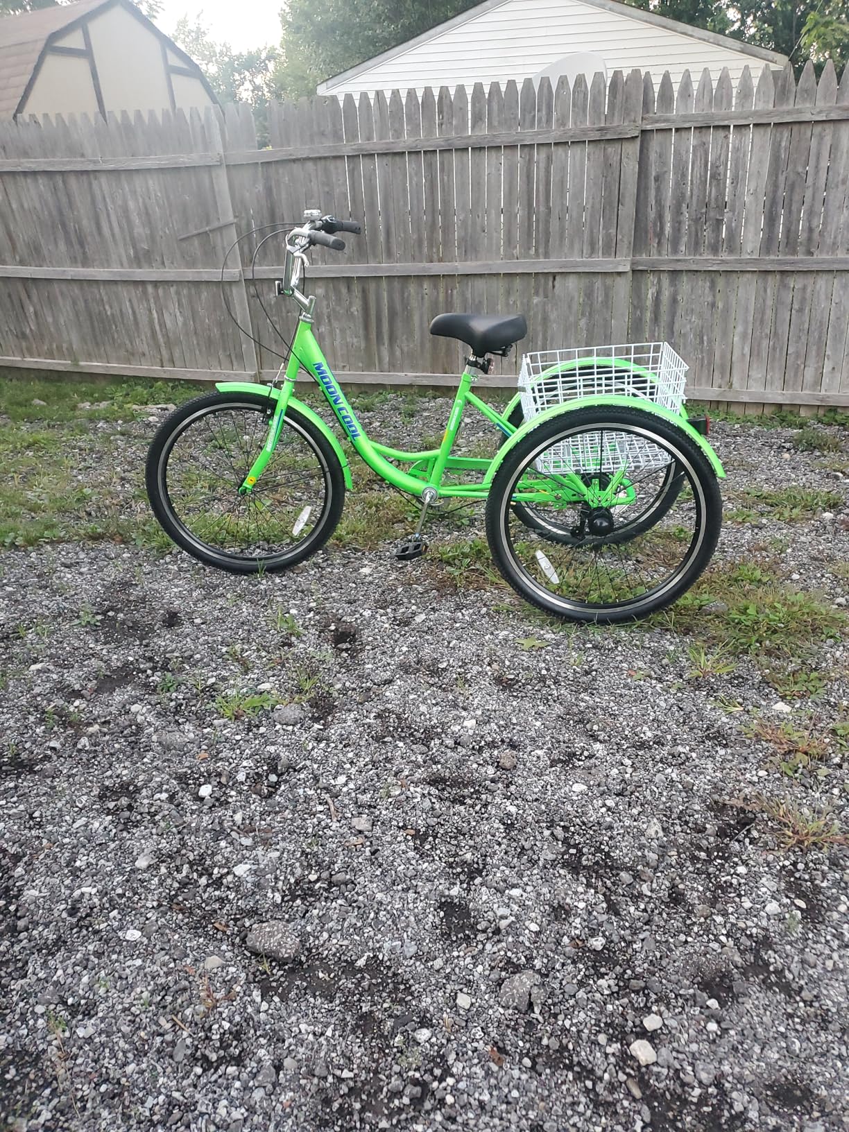 Adult Tricycle, 7 Speed Adult Trike, 20/24/26 inch 3 Wheel Bike with Basket, Low Step-Through Frame, Wide Seat with Backrest, 350 lbs Capacity, Tricycle for Adults, Seniors, Women and Men customer photo 1