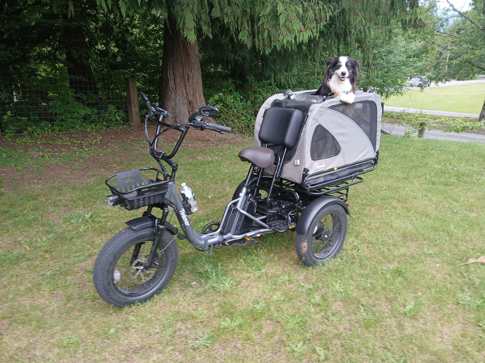 Folding Electric Tricycle for Adults 2 Seater, 20MPH 100 Miles 4