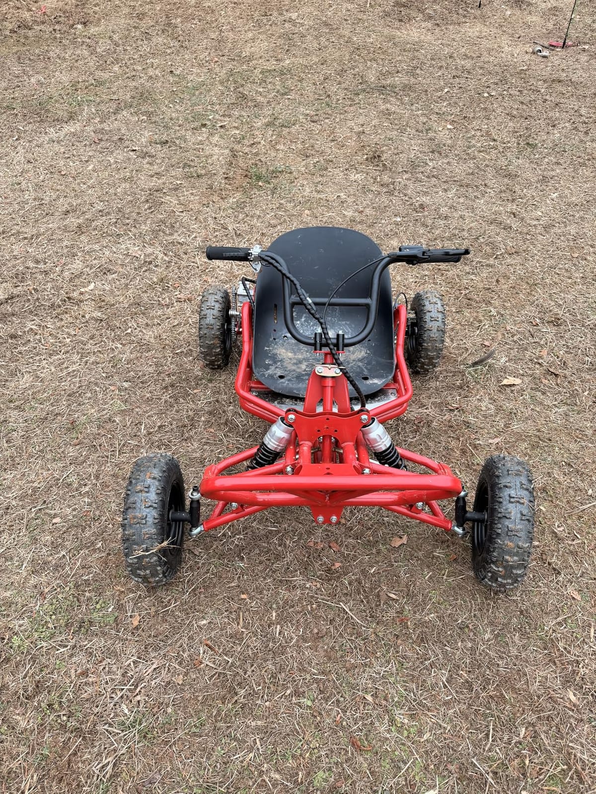 212cc Gas Powered Off-Road Go Kart For Adults & Teens (Black) | Electric Start, Reverse Gear, CVT Automatic, LED Headlight, AT19x7-8 Tires, 8-Inch Wheels customer photo 2