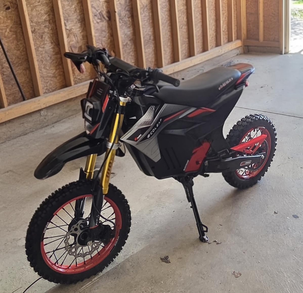 ECOLEAP 3500W Peak Electric Dirt Bike for Teens & Adults, 37MPH Electric Off-Road E-Bike with 48V 21Ah Battery, Up to 55 Miles Range, Dual Suspension, Hydraulic Brakes, 400LBS Load, Fit Age 13+ customer photo 1