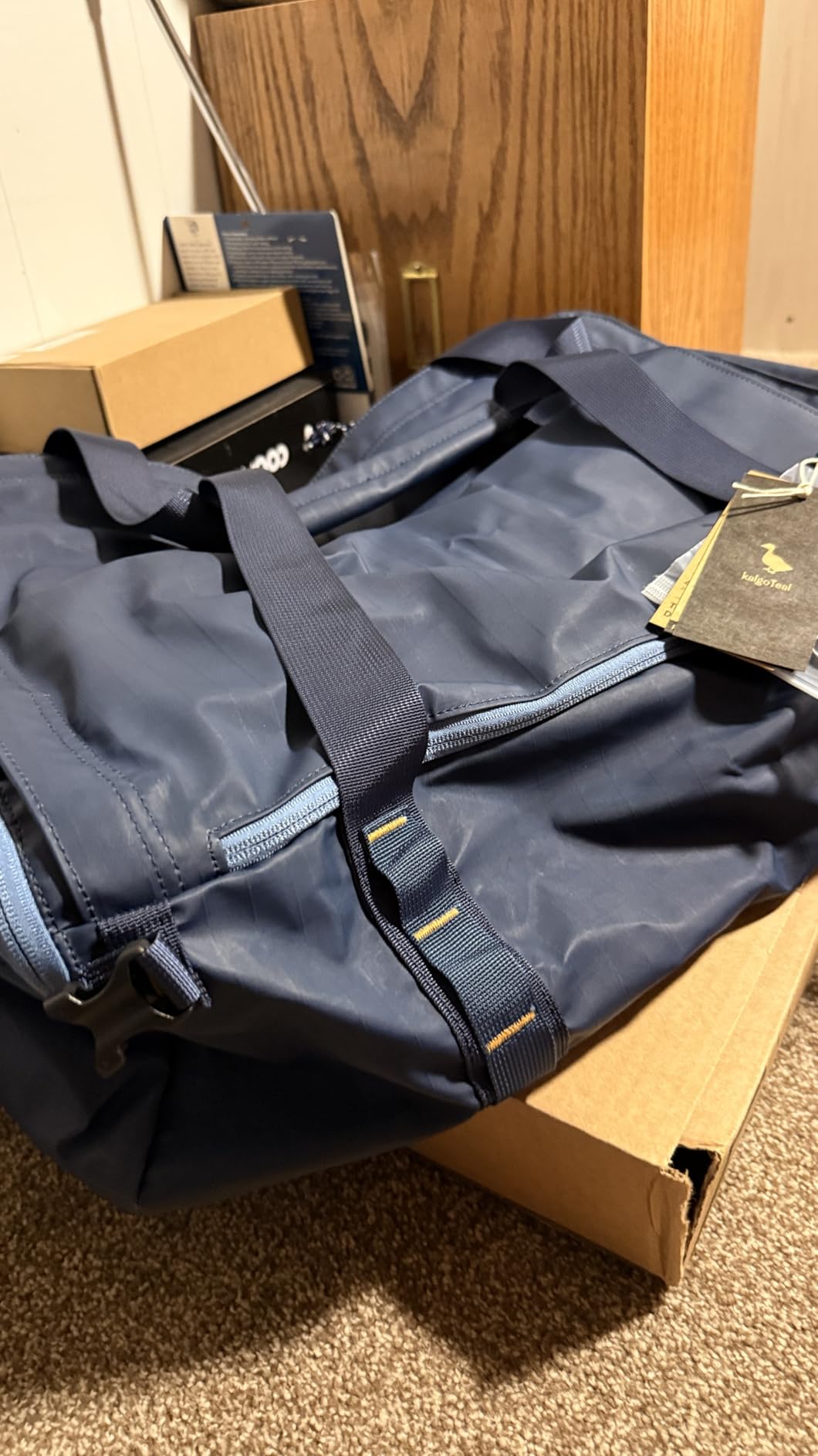 Utility Duffle Bag 40L, Convertible Backpack for Travel, Gym & Commute, Water Repellent customer photo 2