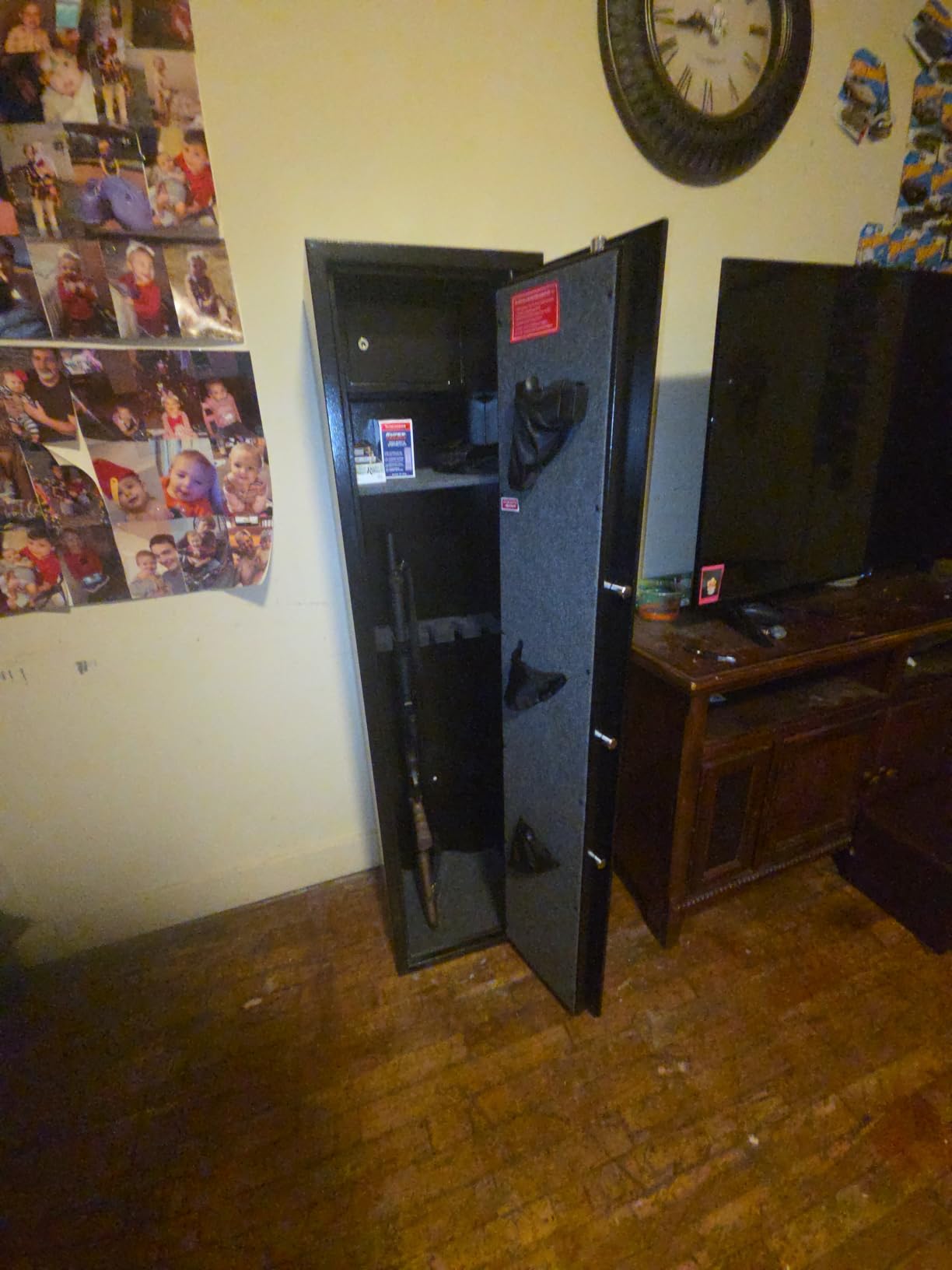 Marcree 5-8 Biometric Gun Safe - Fingerprint Gun Safe for Rifles and Pistols, Long Gun Cabinets for Rifles and Shotguns with Dual Alarm System, Quick Access Rifle Safes, No Assembly customer photo 1