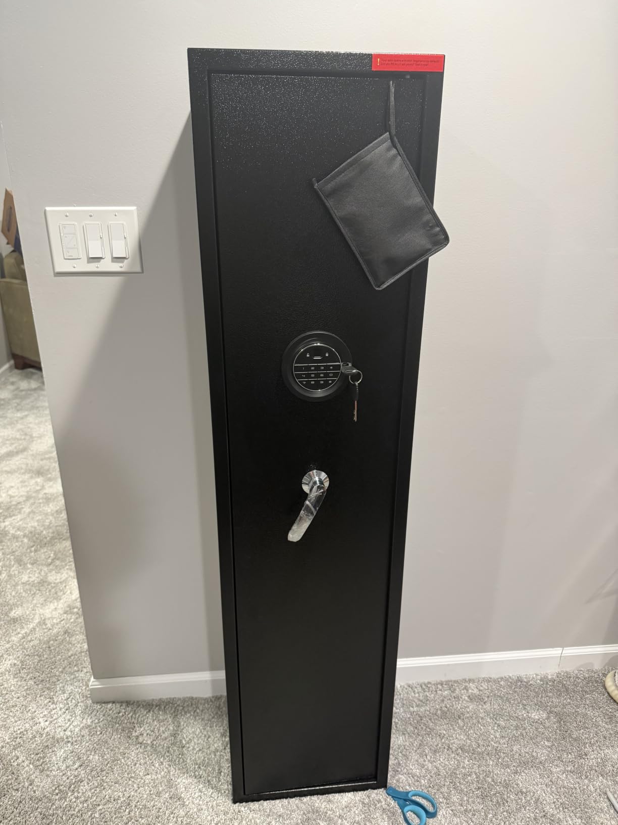 Marcree 5-8 Biometric Gun Safe - Fingerprint Gun Safe for Rifles and Pistols, Long Gun Cabinets for Rifles and Shotguns with Dual Alarm System, Quick Access Rifle Safes, No Assembly customer photo 2