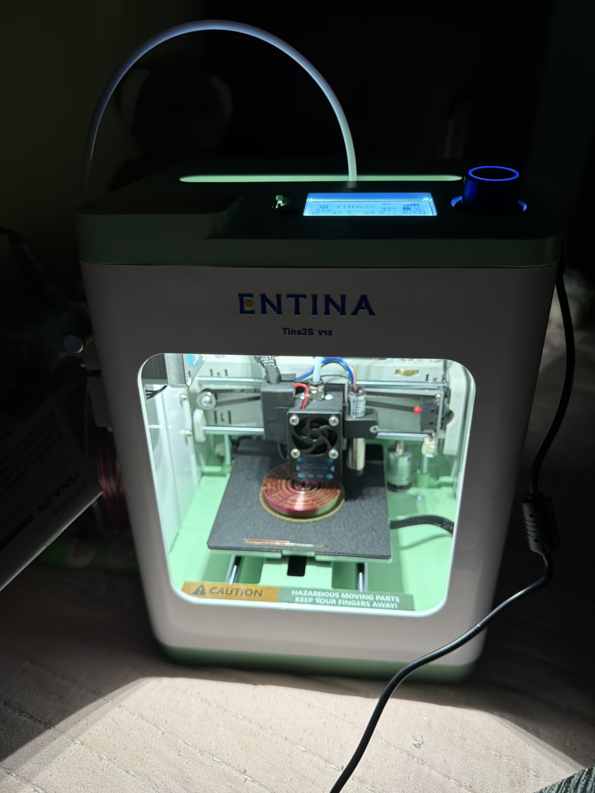 Entina TINA2S 3D Printers with WiFi Cloud Printing, Fully Assembled with Auto Leveling, Huge Library, DIY Mini 3D Printer for Beginners and Kids, High Precision 3D Printer for Home, Office & School customer photo 1