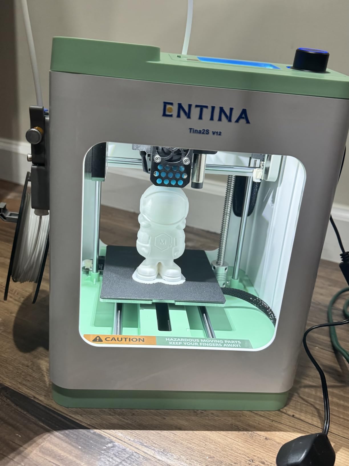 Entina TINA2S 3D Printers with WiFi Cloud Printing, Fully Assembled with Auto Leveling, Huge Library, DIY Mini 3D Printer for Beginners and Kids, High Precision 3D Printer for Home, Office & School customer photo 2