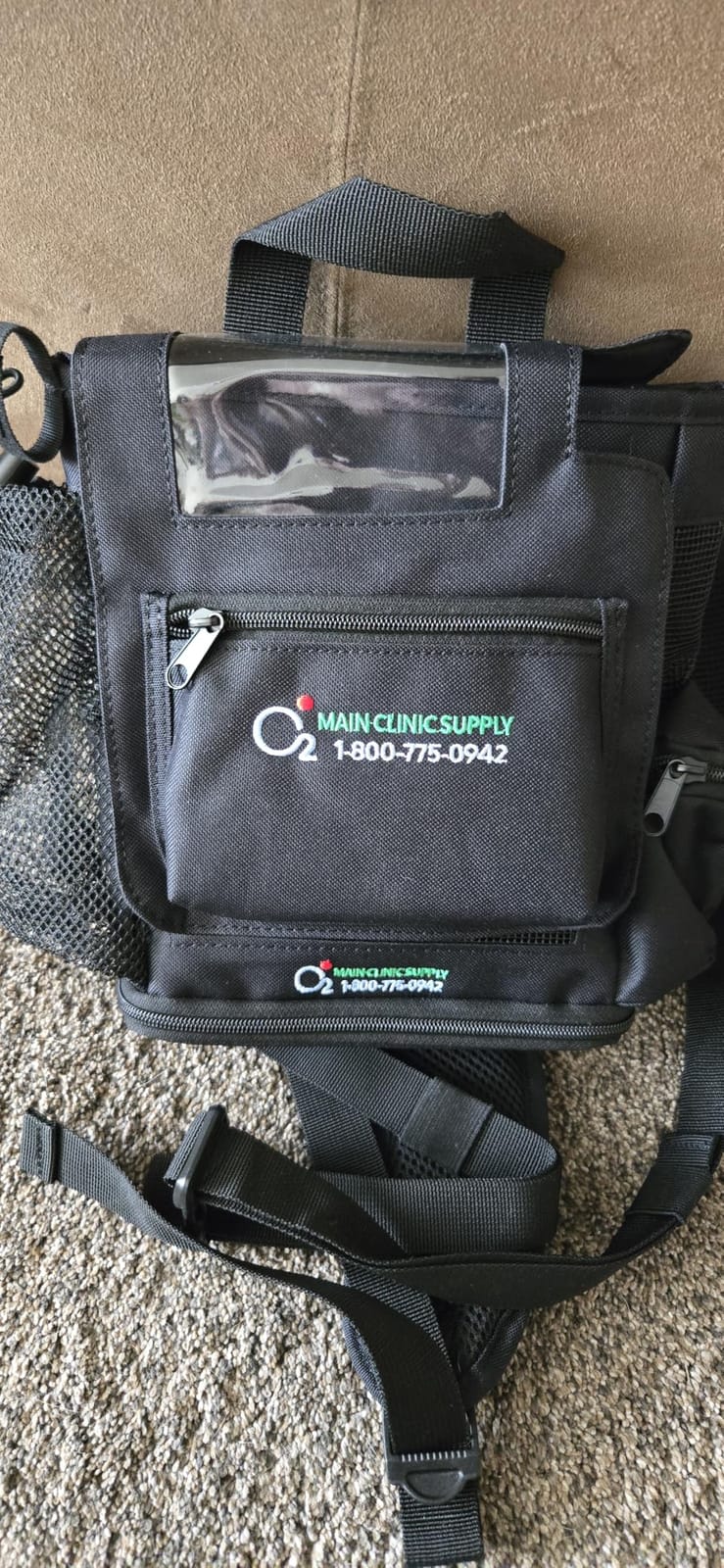 Main Clinic Supply Exclusive O2TOTES Backpack for Portable Oxygen Concentrator - Compatible with Inogen G5 and Rove 6 - Travel-Friendly Carrying Case with Battery Storage customer photo 2