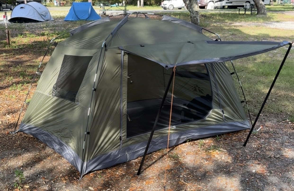 Night Cat Backpacking Tent for Camping: Portable 1-2 Person Hiking Waterproof Tent Quick Setup and Compact for Outdoor Festivals customer photo 1