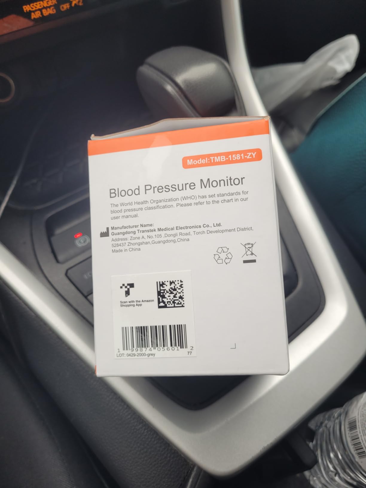 Blood Pressure Monitor FDA-Cleared Automatic BP Cuff for Home Use | Clinically Validated Wrist BP Machine, Large Backlit LCD Display, 199 Memory, Batteries Included with Carrying Case, Grey customer photo 1