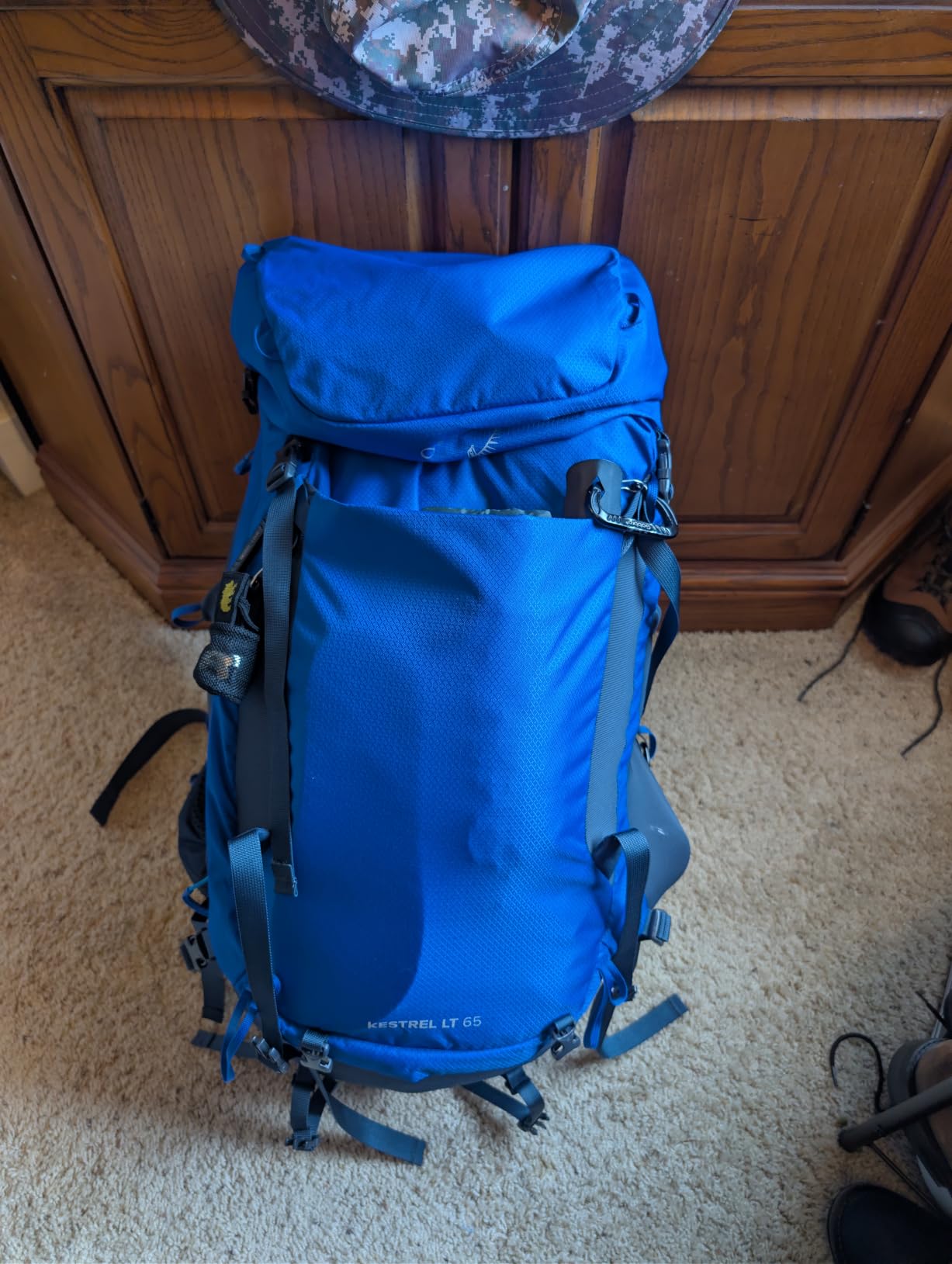 Osprey Kestrel LT 65L Men's Backpacking Backpack, Green OS customer photo 1