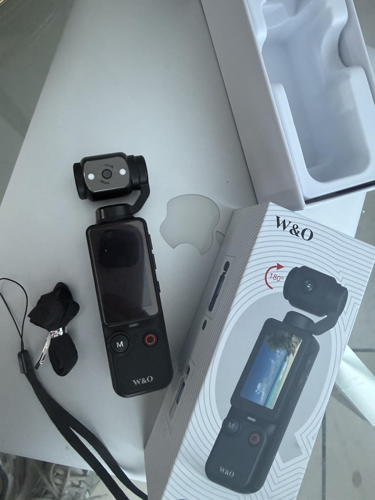 Vlogging Camera, Mini Camcorder, Portable Handheld Video Camera | Mini camcorder with 180 Degree rotating lens, 7-hour battery, 32GB card, one-button recording for travel and daily moments customer photo 2