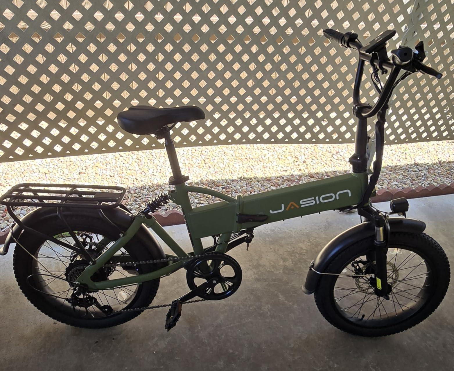 Jasion RetroVolt Electric Bike for Adults, 2000W Peak - 30MPH Electric Dirt Bike, 48V 13AH Battery, 70Miles Max Range Electric Motorcycle, 20'' X 4'' Fat Tire All-Terrain customer photo 1