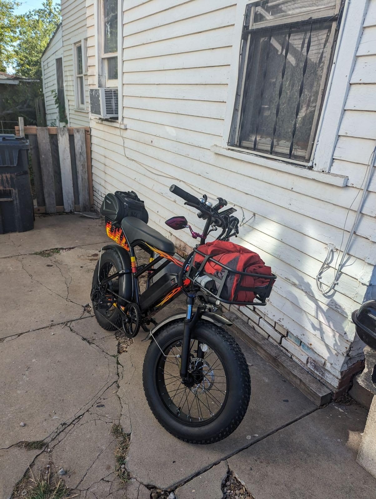 Jasion RetroVolt Electric Bike for Adults, 2000W Peak - 30MPH Electric Dirt Bike, 48V 13AH Battery, 70Miles Max Range Electric Motorcycle, 20'' X 4'' Fat Tire All-Terrain customer photo 2