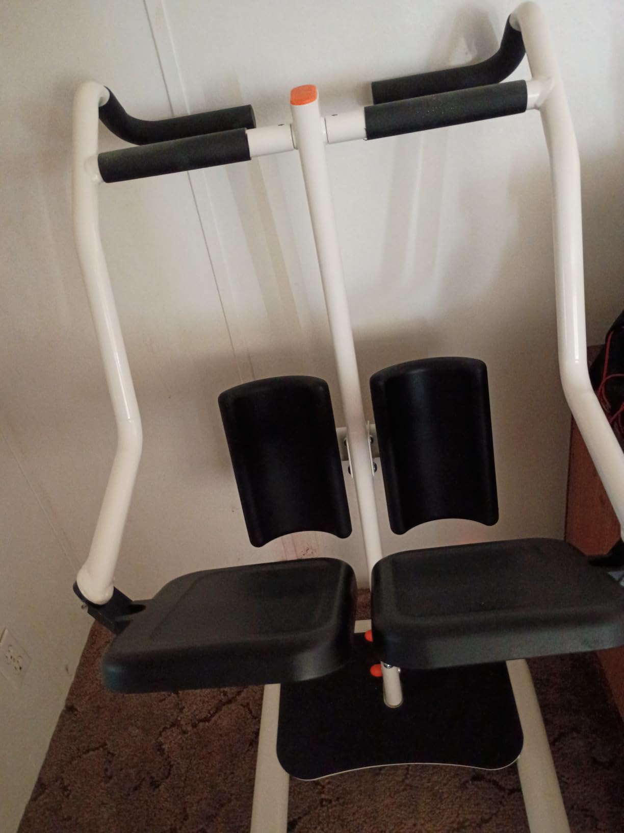 VOCIC Sit to Stand Assist Lift for Seniors, Active Standing Trainer with Split Seat, Upgraded All-Terrain Wheels for Carpet & Narrow Spaces, Widened Base for Easy Toilet Access, AY13 customer photo 2